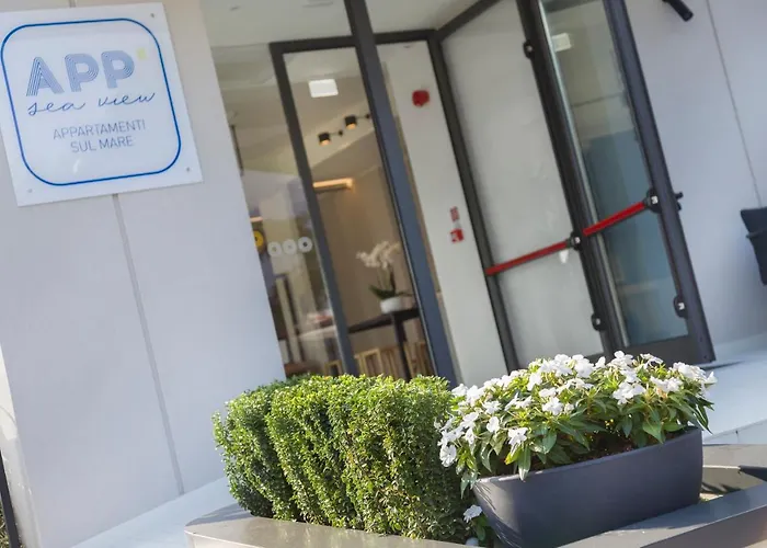 App Sea View Lägenhetshotell Riccione